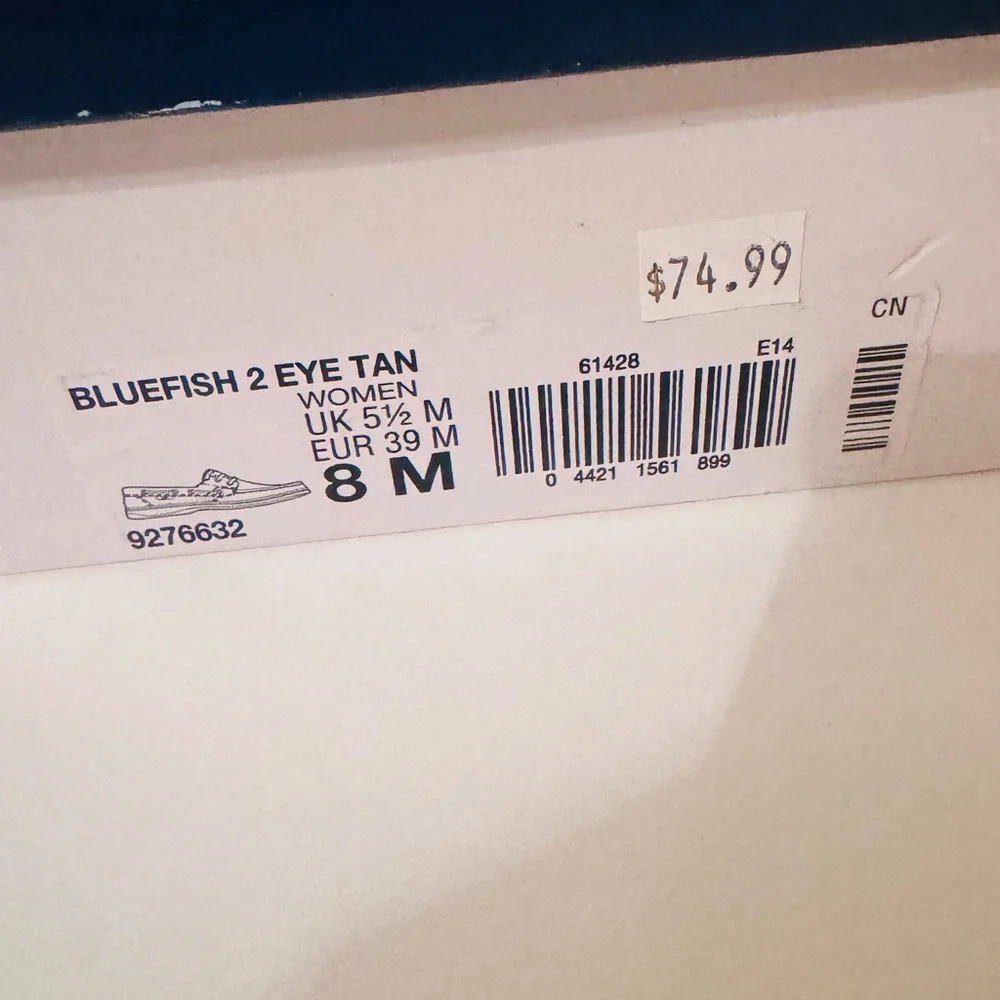 Sperry Women’s Top Sider Bluefish 2 Eye Tan Boat Shoes, Sailing, Deck Shoes - Picture 10 of 11